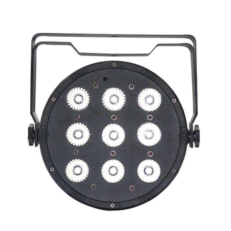 Par Can Light 9 RGBW LED 8CH DMX512 DJ Stage Lighting for Wedding Event Festival Celebration KTV Party Show
