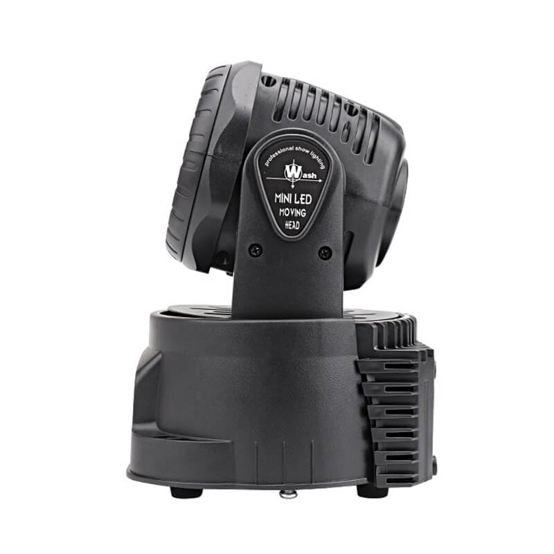 Moving Head Light RGBW 4in1 Stage Lighting DJ Lights 7 x 10W LED Beam Spotlight 9/14 CH Wash Light with DMX and Sound Activated for Church Wedding Parties Live Show Bar