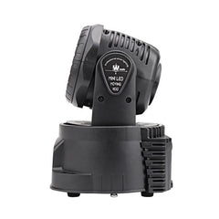 Moving Head Light RGBW 4in1 Stage Lighting DJ Lights 7 x 10W LED Beam Spotlight 9/14 CH Wash Light with DMX and Sound Activated for Church Wedding Parties Live Show Bar