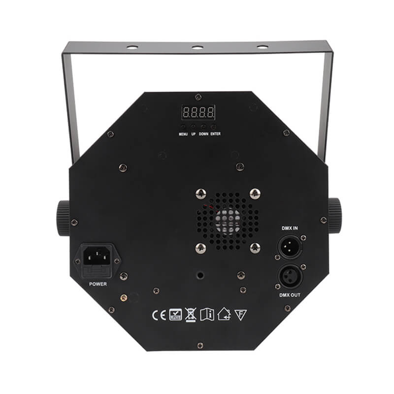 Disco Light Party Light, DJ Lights 3in1 with Disco Ball, LED Strobe Light, Sound Activated Stage Lights Compatible with DMX Control for Home Dance Wedding Event Party