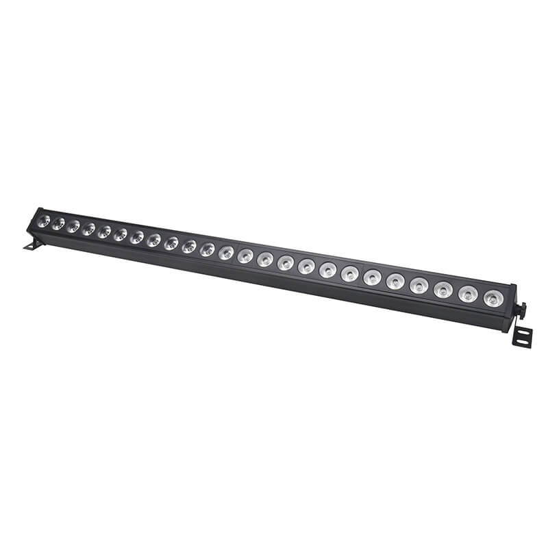LED Stage Wash Light Bar - 80W 24LEDs RGB 3in 1 Professional DJ Lights with Sound Activated by DMX Control Uplights for Church Wedding Halloween Christmas Events Birthday Party Lighting