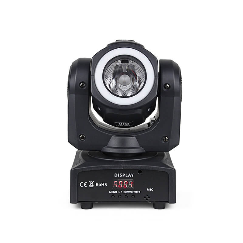 Mini led 60W Beam Moving with Halo Effect RGBW 4in1 dj Light Beam Moving Heads Lights Super Bright LED DJ Spot Light DMX Control