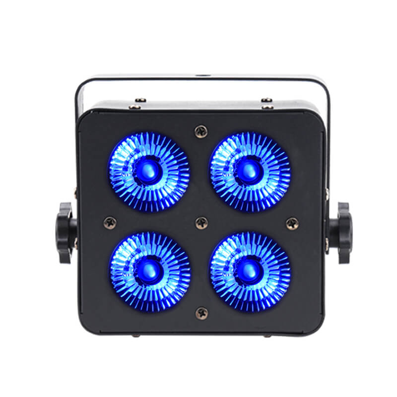 Aluminum Led 4*15W LED Par Lights Flat Par Cans DJ Stage Light