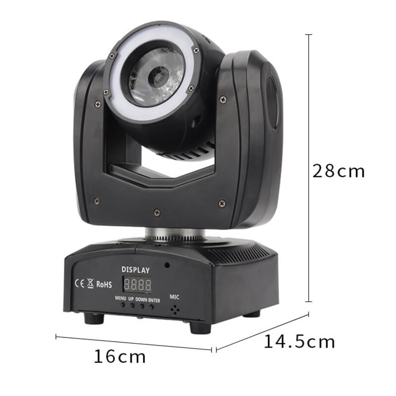 Double Sides 120W Stage Light Rgbw Beam Wash Moving Light