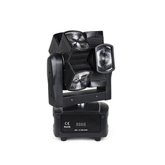 Moving Head Lights, 8x10W RGBW DJ Lights Stage Lighting, 16/23CH DMX Spotlights, 4 in1 Beam Wash Zoom Effect Stage Lights Professional DMX Control Sound Activated DJ Lights