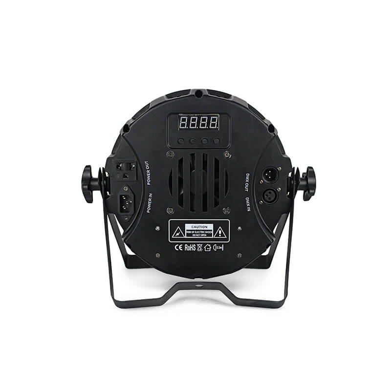 Focos Par LED de aluminio 84X3W RGB 3 en 1 Flat Par DMX512 Equipo de DJ de estudio profesional 