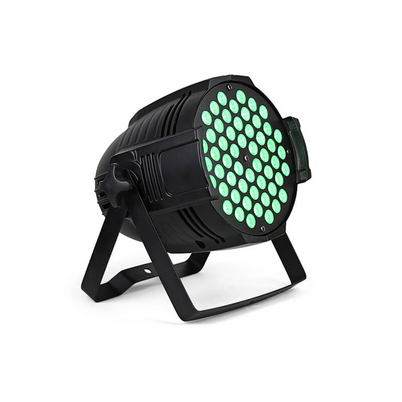 54pcs * 3W RGB 3in1 Led DMX Par Light para boda Navidad Bar Fiesta de cumpleaños Espectáculo de escenario 
