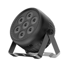 Luces de escenario 7x30W Uplights con luces par LED RGBW 4 en 1 Control DMX512 activado por sonido Luz par de DJ brillante para escenario Fiesta Club Disco Boda Eventos