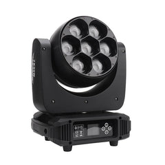 7x40W Bee Eye Moving Head DJ Light, 280W LED RGBW Stage Light Rotate Beam Spot Effect, DMX Sound Activated Remote Control for Parties Wedding Bar Church Show (RGBW 4in1)