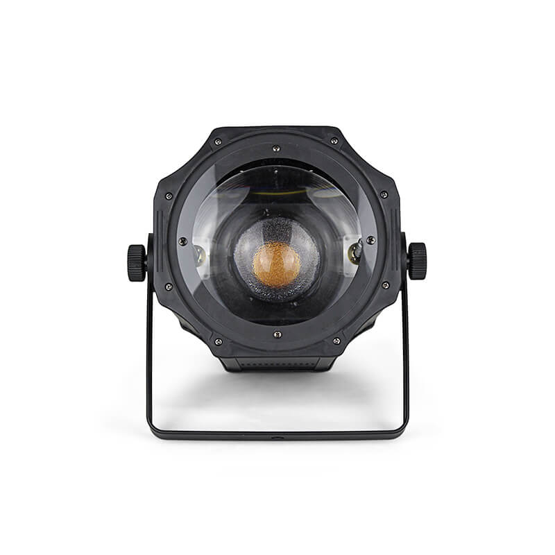 200W LED Blanco cálido/Blanco frío Par COB Luces Zoom DMX Luces de escenario para iglesia/fiesta/espectáculo de escenario/club/karaoke 