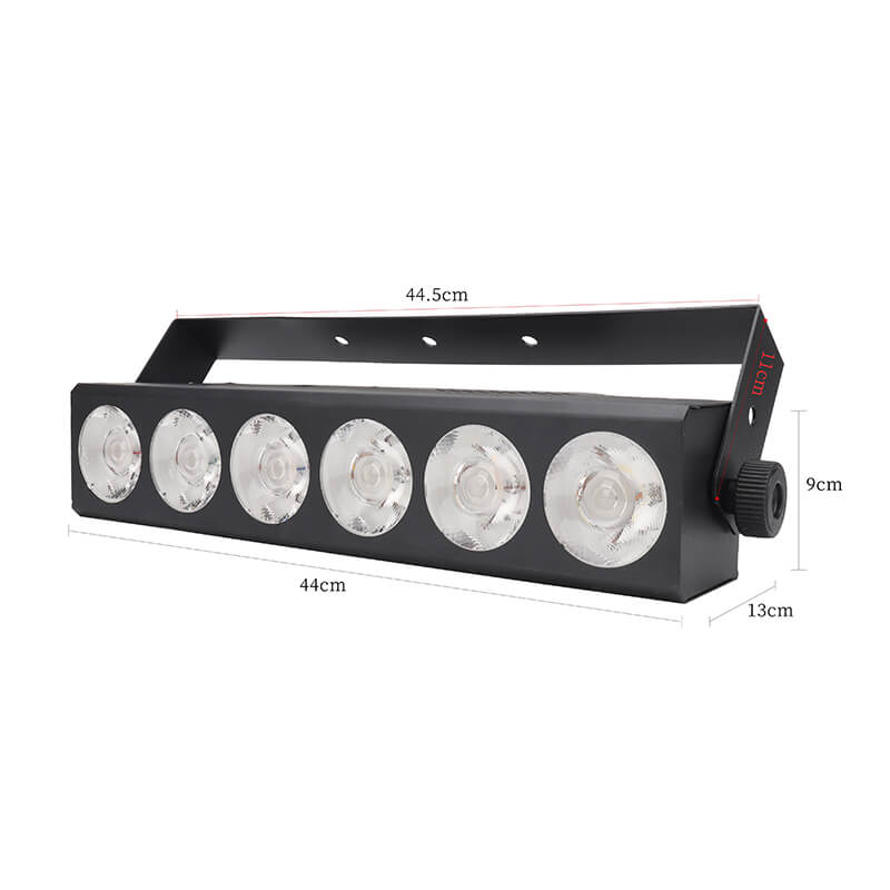 LED COB 150W Par Lights Cool White and Warm White Stage Lighting Wash Lights DMX 512 Aluminum Alloy Shell Uplighting for Church Christmas Party Disco Wedding Birthdays Concert Club Show