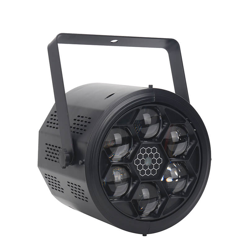 6*15w 4in1 Bee Eye Led Laser Lights DJ Lights Sound Active LED Wash Stage Lights Professional DMX 9CH Disco Lights for Party KTV Pub Bar Show Wedding