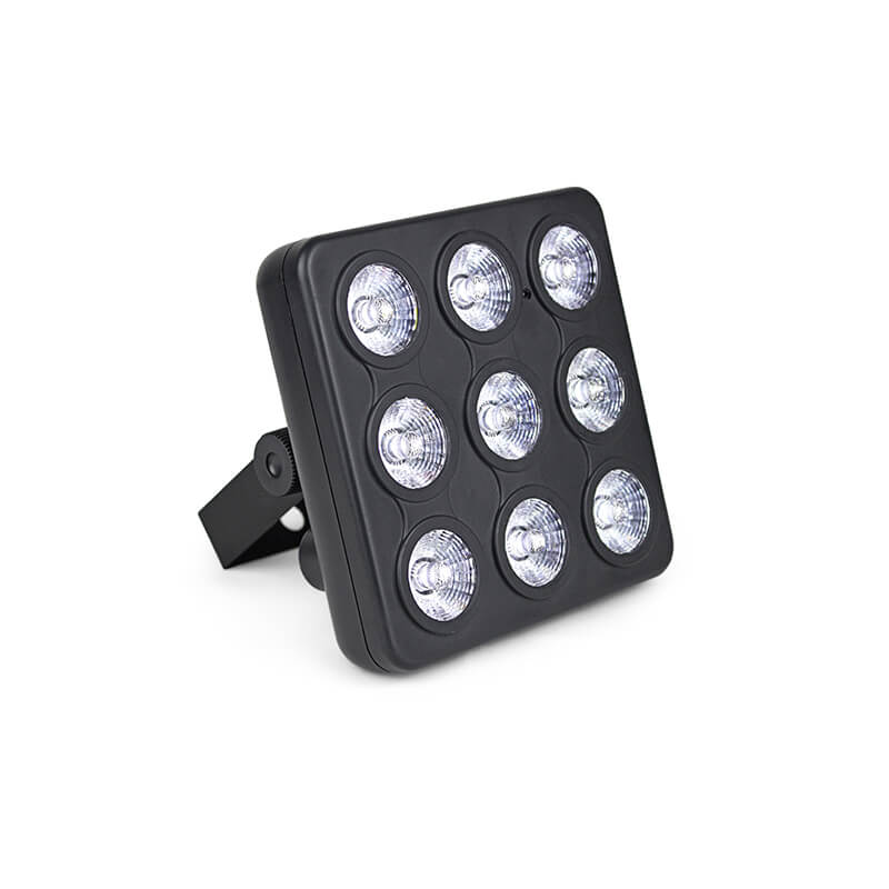 Mini LED Par Light Panel Led plano Mostrar luces de efecto de escenario 9X4W 4IN1 RGBW DJ Disco DMX Led Beam Wash Efecto de iluminación estroboscópica 