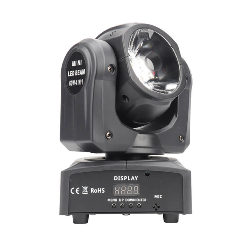 60W Beam Moving RGBW 4in1 dj Light Beam Moving Heads Lights Super Bright LED DJ Spot Light DMX Control