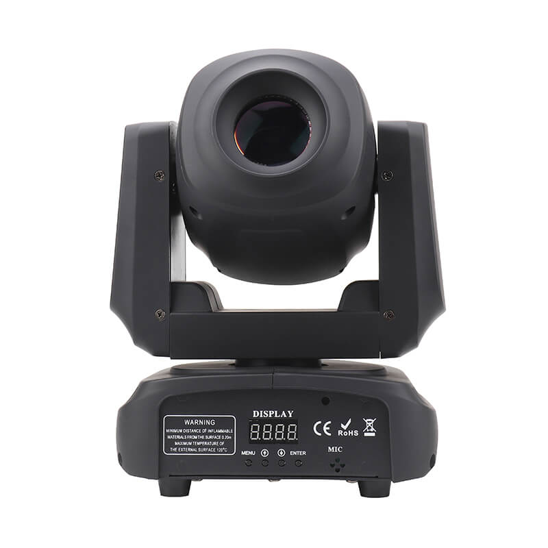 85W DJ Light Moving Head Lights Rotating 3-Facet Prism LED Spot Moving Heads with 8 Gobos Stage Lighting by DMX and Sound Activated Control for Parties Wedding Church Live Band Show Bar
