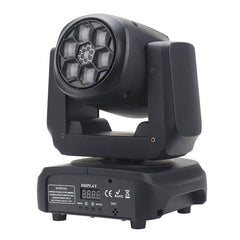 DJ Lights 100w Bee Eye Wash Moving Head Lights Strobe Party Disco Lights Green-Effect Strobe DJ Lights Compatible with 10/15CH DMX512 for Home Dance Wedding Event Party