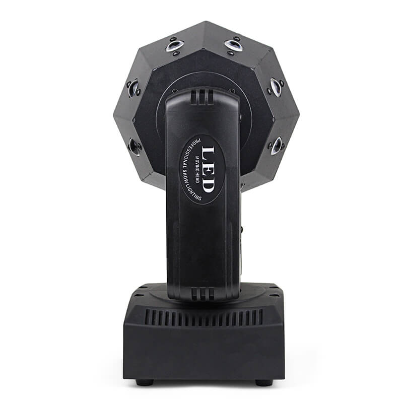 16x3W RGBW 4in1 DJ Lights DMX512 Moving Head Lamps, Disco Ball Lights Stage Lights DJ Disco Party Lights for DJ Disco KTV Party