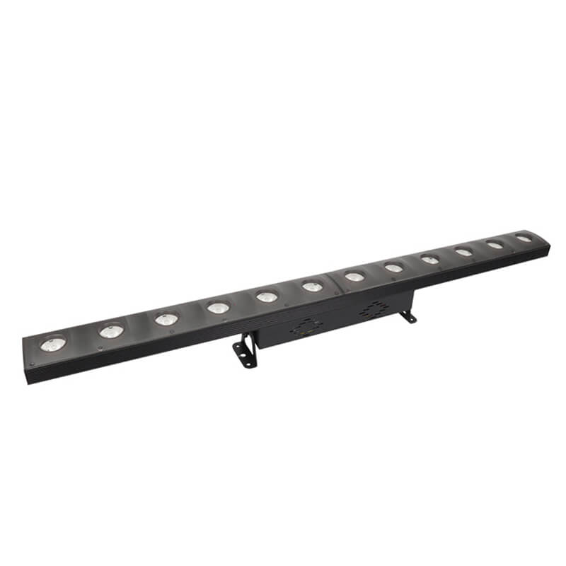 LED Stage Wash Light Bar - 50W 12LEDs RGBW 4 in 1 Professional DJ Lights with Sound Activated by DMX Control Uplights for Church Wedding Halloween Christmas Events Birthday Party Lighting