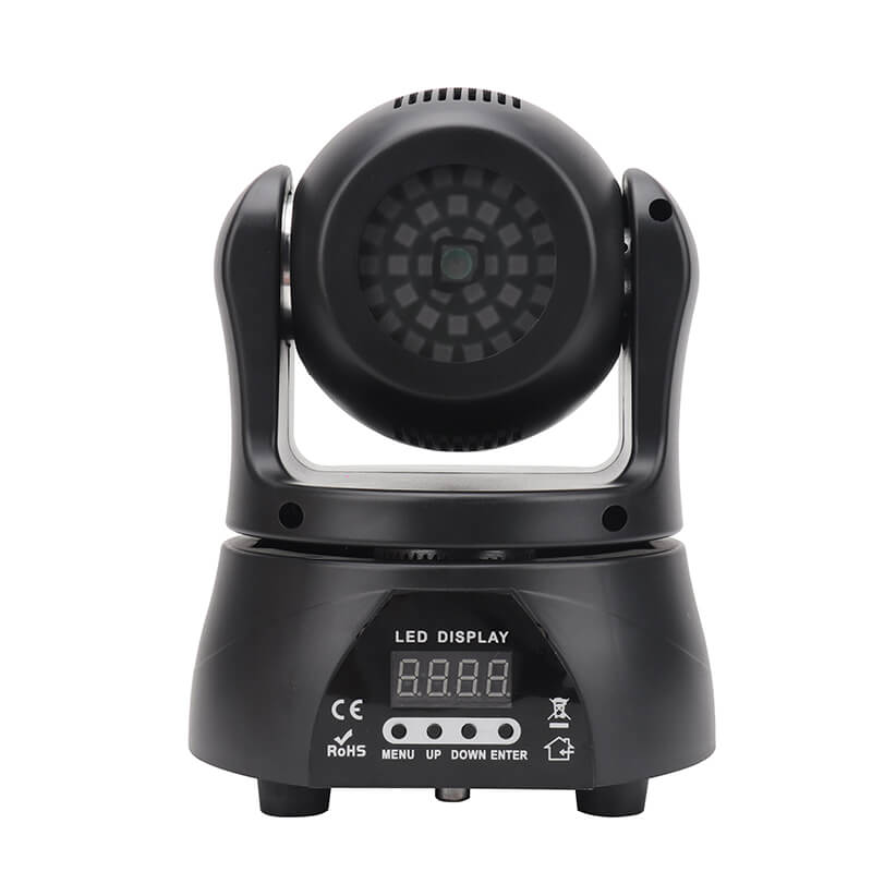 LED Moving Head Light 30W Double Sided Moving Heads DJ Lights with Kaleidoscope and Stage Lighting by DMX and Sound Activated Control Spotlight for Wedding Church Live Show Bar
