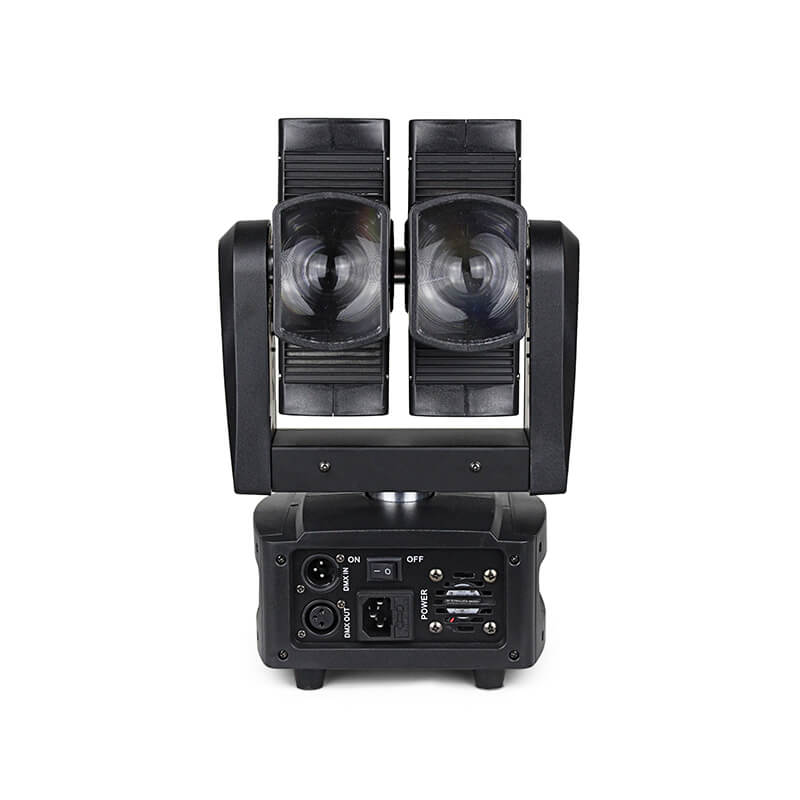 Moving Head Lights, 8x10W RGBW DJ Lights Stage Lighting, 16/23CH DMX Spotlights, 4 in1 Beam Wash Zoom Effect Stage Lights Professional DMX Control Sound Activated DJ Lights