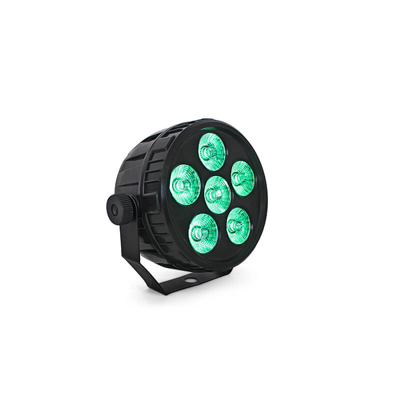 Mini Wireless Remote Control Slim Led Par Light 6X6W RGBW 4in1 Pocket Plastic Dj Par Led Flat Par Light