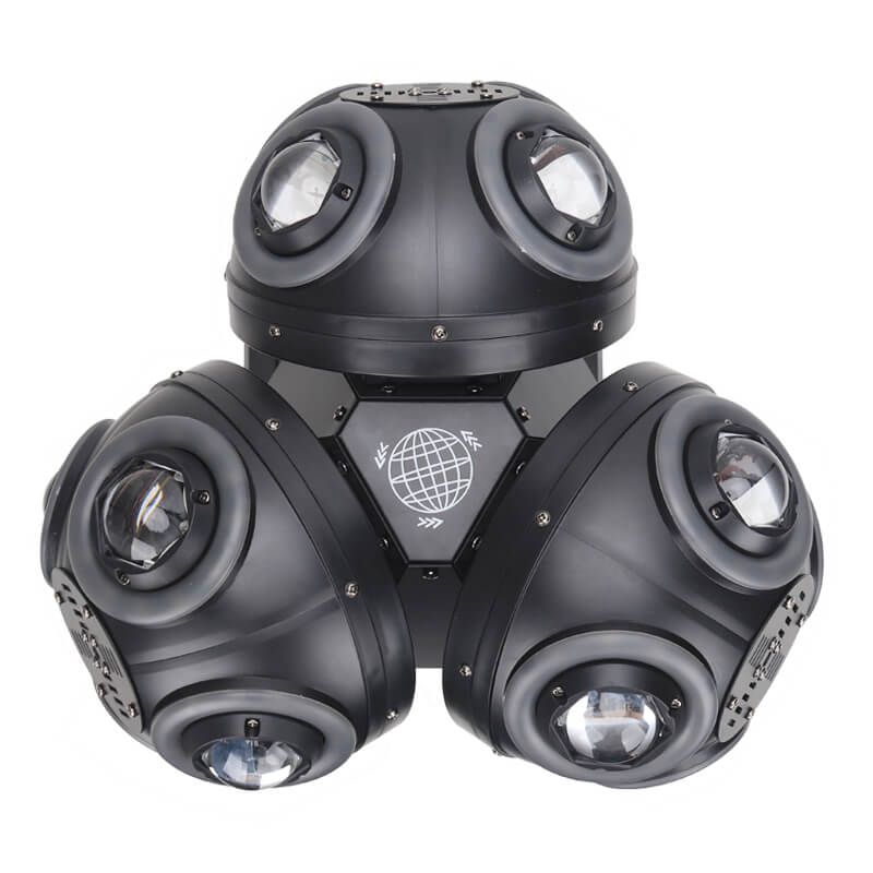 150W 3 Head Football Led Beam Moving Head Wash Stage Light DMX512 21 Channels DJ Disco Effect Lighting Party Event Show
