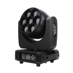 7x40W Bee Eye Moving Head DJ Light, 280W LED RGBW Stage Light Rotate Beam Spot Effect, DMX Sound Activated Remote Control for Parties Wedding Bar Church Show (RGBW 4in1)