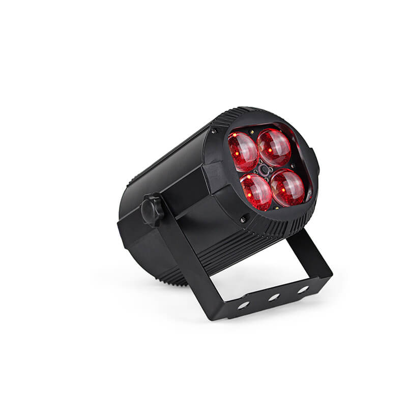 Pub que enciende la lámpara de la etapa del proyector del par LED del zoom de 4x10W RGBW 4in1 mini con efecto del lavado 