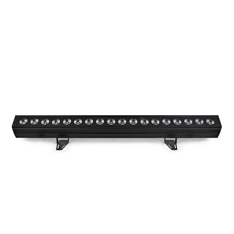 LED Stage Wash Light Bar - 200W 18LEDs RGBW 4in 1 Professional DJ Lights with Sound Activated by DMX Control Uplights for Church Wedding Halloween Christmas Events Birthday Party Lighting