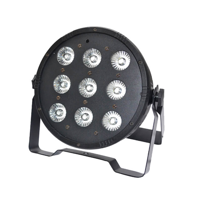 Par Can Light 9 RGBW LED 8CH DMX512 DJ Stage Lighting for Wedding Event Festival Celebration KTV Party Show