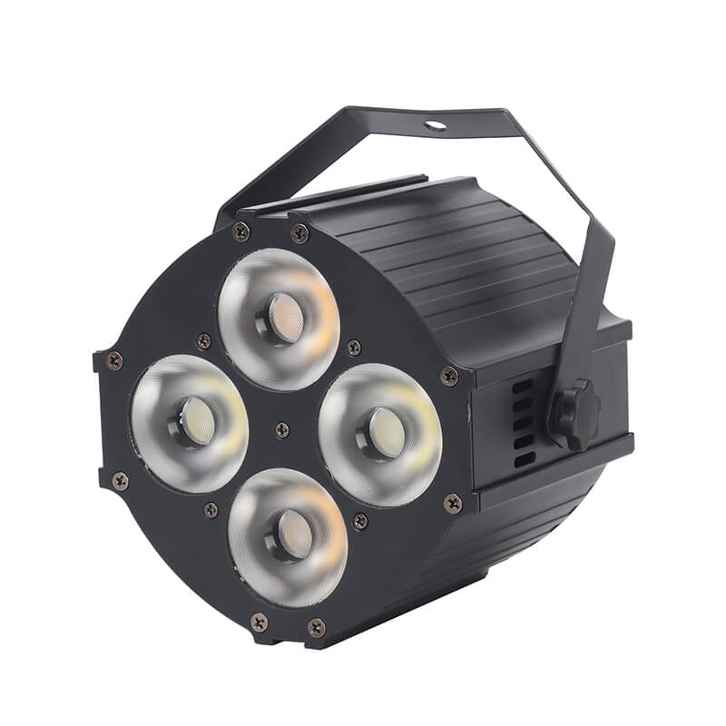 COB-Licht mit Scheunentüren, 4 LED-Par-Lichter, DMX512, professionelle DJ-Par-Lichter, Strahler für Theater, Studio, Fotostudio, Heimdekoration, Party, Kirche, Event, Hochzeit 