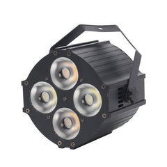 COB-Licht mit Scheunentüren, 4 LED-Par-Lichter, DMX512, professionelle DJ-Par-Lichter, Strahler für Theater, Studio, Fotostudio, Heimdekoration, Party, Kirche, Event, Hochzeit 