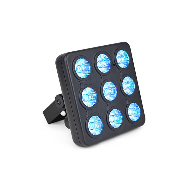 Mini LED Par Light Panel Led plano Mostrar luces de efecto de escenario 9X4W 4IN1 RGBW DJ Disco DMX Led Beam Wash Efecto de iluminación estroboscópica 