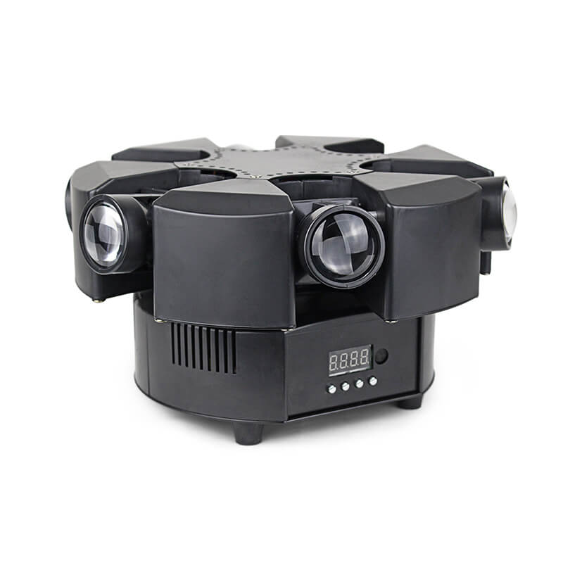 Stage Lights 6 Beams RGBW LED Moving Head Beam Light DMX Party Club Bar Stage Lighting Par Lighting Sound Activated for DJ KTV Disco Party Wedding Concert Festival