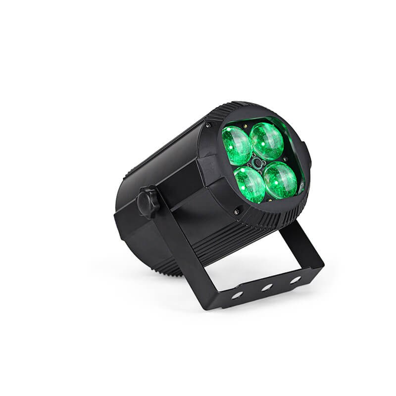 Pub que enciende la lámpara de la etapa del proyector del par LED del zoom de 4x10W RGBW 4in1 mini con efecto del lavado 