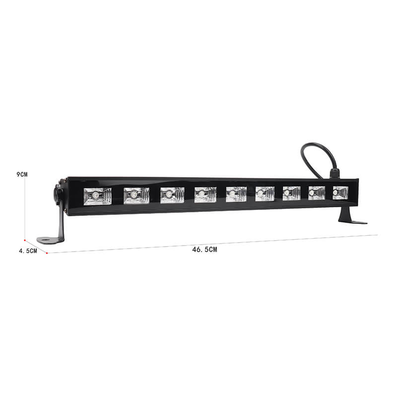 LED Black Light, 50W LED UV Bar Blacklight , Light Up for Glow Parties Party Lights Glow in The Dark Party Supplies