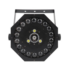Disco Light Party Light, DJ Lights 3in1 with Disco Ball, LED Strobe Light, Sound Activated Stage Lights Compatible with DMX Control for Home Dance Wedding Event Party