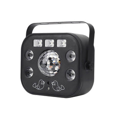 Disco Light Party Light, Led DJ Lights 5 in 1 with Magic Kaleidoscope Ball, Led Patterns Strobe Light and Purple UV Light, Great for Stage & dj Lighting, Disco Club Party Church Lights
