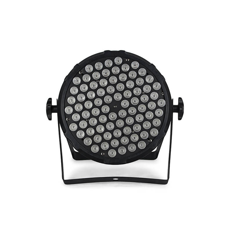 Focos Par LED de aluminio 84X3W RGB 3 en 1 Flat Par DMX512 Equipo de DJ de estudio profesional 