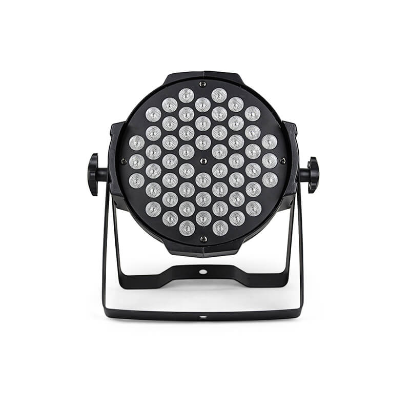 54pcs * 3W RGB 3in1 Led DMX Par Light para boda Navidad Bar Fiesta de cumpleaños Espectáculo de escenario 