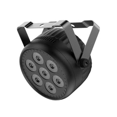 Luces de escenario 7x30W Uplights con luces par LED RGBW 4 en 1 Control DMX512 activado por sonido Luz par de DJ brillante para escenario Fiesta Club Disco Boda Eventos