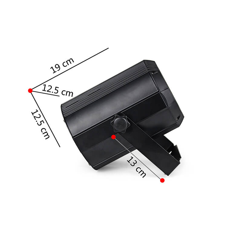Pub que enciende la lámpara de la etapa del proyector del par LED del zoom de 4x10W RGBW 4in1 mini con efecto del lavado 