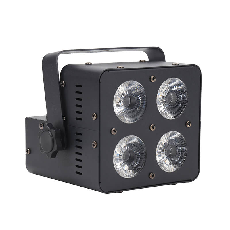Aluminum Led 4*15W LED Par Lights Flat Par Cans DJ Stage Light