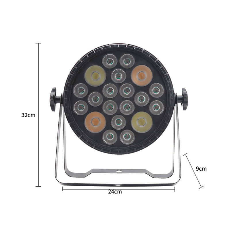 20 LED Par Light 120W LED Stage Light Sound Activated Uplights with Remote DMX Controllable DJ Uplighting for Wedding Birthday DJ Party Club Music Dance Church