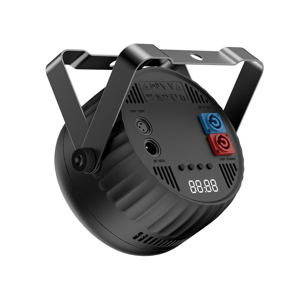 Luces de escenario 7x30W Uplights con luces par LED RGBW 4 en 1 Control DMX512 activado por sonido Luz par de DJ brillante para escenario Fiesta Club Disco Boda Eventos