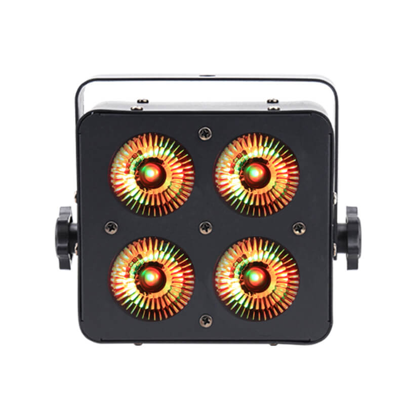 Aluminum Led 4*15W LED Par Lights Flat Par Cans DJ Stage Light
