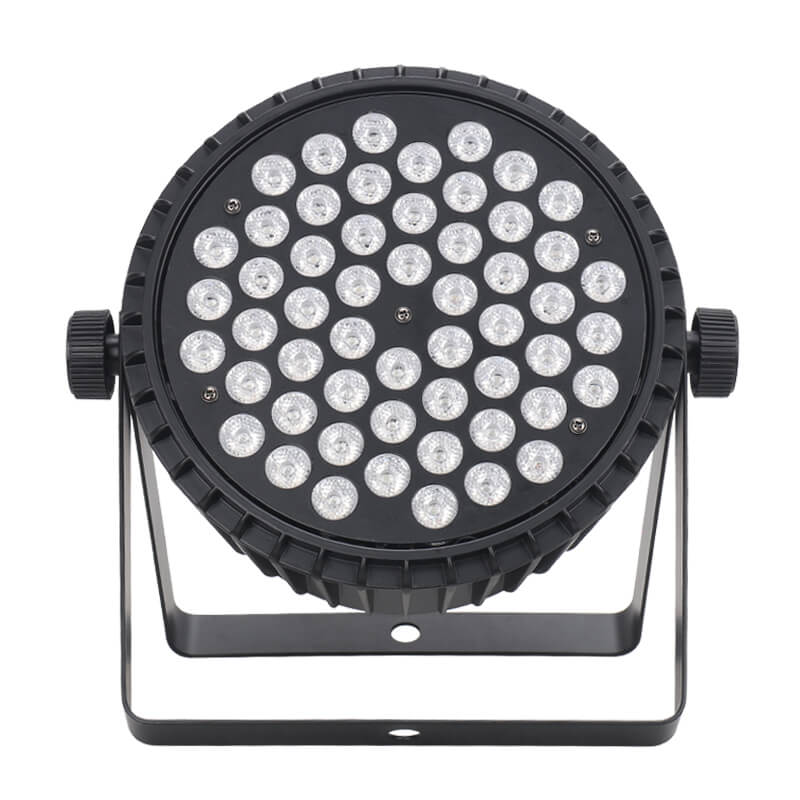 Aluminio 54*3W RGB 3 en 1 Led Par Can Light Dj Disco Party Stage Par Light 