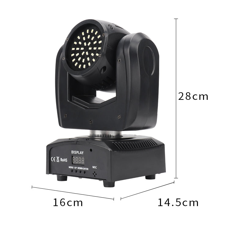 RGBW-Disco-Licht, doppelseitiges Strahl-Strobe-Bühnen-Moving-Head-Licht 